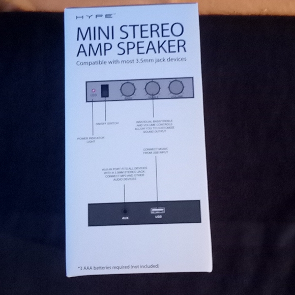 Hype mini stereo amp speaker. - Picture 4 of 9